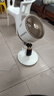 創(chuàng)維【全屋驅(qū)蚊】空氣循環(huán)扇家用電風(fēng)扇落地扇2025新款大風(fēng)量語音遙控輕音節(jié)能臥室小風(fēng)扇Q522 白咖色 曬單實(shí)拍圖
