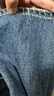 森馬（Semir）森柔牛仔牛仔褲男冬經(jīng)典復古通勤百搭103724124101A 曬單實(shí)拍圖