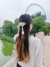 迪士尼（Disney）韓系兒童發(fā)圈郁金香花朵大腸女童高級感氣質(zhì)飄帶頭繩甜美女孩發(fā)飾 熱售紫色+粉色【實(shí)惠2件裝】 曬單實(shí)拍圖
