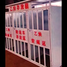 山頭林村加厚氧氣乙炔存放棚二氧化碳氮氣臨時(shí)防砸棚工地氣瓶籠安 三門(mén)定制三面封板2.4*0.8*2米藍 曬單實(shí)拍圖
