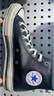 匡威（Converse）官方 1970S男女皮革鞋面運動(dòng)高幫休閑鞋黑色A07200C A07200C 38 曬單實(shí)拍圖