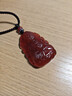 石頭記（istone）肖佛玉髓蛇年項鏈紅瑪瑙八大守護吊墜新中式生日禮物送女友 334008236阿彌陀佛-豬/狗 守護神 曬單實(shí)拍圖
