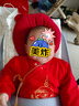 迪迪熊日記（DIDIXIONGRIJI） 新生兒衣服寶寶剛出生滿(mǎn)月服0-3-6個(gè)月純棉紅色喜慶嬰兒蝴蝶衣 蝴蝶衣(四季款)歲歲平安 52cm新生寶寶6斤內 曬單實(shí)拍圖
