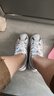 耐克（NIKE）AL8女子透氣運動(dòng)鞋秋季復古跑鞋風(fēng)翻毛皮網(wǎng)眼時(shí)尚FJ3794 101白/金屬銀/煙灰/黑/淺灰 38 曬單實(shí)拍圖