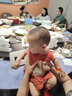 舒貝怡兒童衣服男童套裝漢服背心寶寶夏季新中式國(guó)風(fēng)女童裝周歲禮服 100 曬單實(shí)拍圖