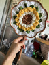 尚琛DIY手工古風(fēng)向日葵團扇子成品毛線(xiàn)編織材料包鉤針創(chuàng  )意節日禮物 向日葵款1套【材料包+扇骨+教程二維碼】 曬單實(shí)拍圖