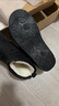 冬季新款加絨加厚雪地靴女時(shí)尚百搭毛毛鞋外穿厚底保暖冬天棉鞋女 黑色 37 (腳胖.腳寬拍大一碼) 曬單實(shí)拍圖