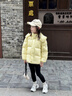 紅豆童裝兒童90絨羽絨服寶寶女童中大童2025冬季加厚連帽保暖外套男童 黃色 130 充絨量74 曬單實(shí)拍圖