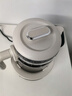 摩飛電器（Morphyrichards）全玻璃養生壺家用燒水壺多段控溫電熱水壺極速風(fēng)冷恒溫壺沖奶泡奶機MR5602 1.2L 椰奶白 曬單實(shí)拍圖