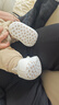 兔兔大文新生嬰兒鞋子秋冬季0-1歲3-6-9個(gè)月男女寶寶軟底學(xué)步布鞋襪12腳套 白色羊羊 1雙 均碼 內長(cháng)12cm（建議0-10個(gè)月） 曬單實(shí)拍圖