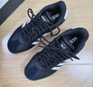 adidas「T頭鞋」VL COURT BOLD厚底增高板鞋德訓鞋阿迪達斯輕運動   黑色/白/棕金屬(推薦腳型偏寬選大半碼)   37 曬單實拍圖