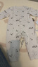 babylove嬰兒連體衣春秋季加厚哈衣爬服男女寶寶簡約保暖衣服雪林松語 雪林松語 80cm 曬單實拍圖