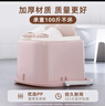 茶花（CHAHUA）泡腳桶過(guò)小腿塑料家用足浴盆按摩加厚高泡腳盆洗腳盆加深腳盆 泡腳桶#-粉色1個(gè)#內置按摩凸點(diǎn) 曬單實(shí)拍圖