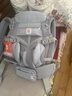 ergobaby美國(guó)二狗腰凳嬰兒背帶omni360全階段系列柔軟透氣便攜抱嬰帶灰色 曬單實(shí)拍圖