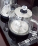 半球（PESKOE）自動(dòng)上水壺 煮茶器電茶爐 一機雙爐 高硼硅玻璃電水壺+噴淋煮茶器 一鍵全自動(dòng)上水燒水  HY-30 曬單實(shí)拍圖