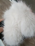 女王飾界白色東北兔毛可愛(ài)大號毛絨耳捂子保暖防凍護耳冬季耳罩女耳套耳暖 可折疊耳罩-黑色 曬單實(shí)拍圖