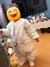 貝肽斯嬰兒睡袋恒溫胎脂皮兒童分腿睡袋嬰幼兒防踢被睡衣秋冬中厚 萬(wàn)物M 曬單實(shí)拍圖