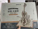 若客（ROKR）秘境大提琴 八音盒音樂(lè)盒積木diy手工拼圖拼裝模型玩具生日禮物 曬單實(shí)拍圖