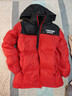 雪中飛童裝兒童羽絨服2025新款男童女童中大童拼接面包羽絨服冬季外套 中國紅 160 曬單實(shí)拍圖