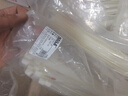HAILE海樂(lè ) 尼龍扎帶 多功能透明理線(xiàn)帶 自鎖式阻燃超長(cháng)扎帶1米長(cháng) 8.8*1000mm  白色50根ZD-100-50 曬單實(shí)拍圖