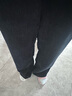 她池燈芯絨闊腿休閑褲女2025秋裝新款純色氣質(zhì)松緊腰顯瘦長(cháng)褲 曬單實(shí)拍圖