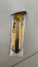 得力（deli）大號美工刀 自鎖美工刀/裁紙刀/切割刀  鋒利耐磨 【大號】黑刀美工刀-單把裝/黃色 曬單實(shí)拍圖