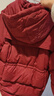 ASK JUNIOR【90絨】女童羽絨服2025冬裝連帽中長新年裝外套 酒紅色 160 曬單實拍圖