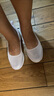 斯凱奇（Skechers）女鞋夏季時(shí)尚透氣淺口單鞋復古鞋子女低幫一腳蹬平底通勤鞋104199 薰衣草色/LAV 36.5 曬單實(shí)拍圖