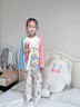 女童春秋睡衣純棉薄款長(cháng)袖拉布布初中生套裝母女兒童空調家居服夏 100%純棉CMG-30293拉布布 100 童8碼（建議身高90-105） 曬單實(shí)拍圖