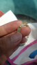 中國黃金（CHINA GOLD）竹節黃金手鏈女足金和田玉手串教師節禮物送女老師老婆生日實(shí)用京速達-足金竹節夾圓珠手串-和田玉 曬單實(shí)拍圖