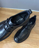 百麗（Belle）正裝皮鞋男秋季商場(chǎng)款褶皺真皮增高商務(wù)鞋加絨A1365AM4 黑色 40 (250mm) 曬單實(shí)拍圖