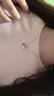 AGATHA/璦嘉莎 四葉草小狗銀項鏈女 生日禮物送女友閨蜜輕奢高級感吊墜 曬單實(shí)拍圖