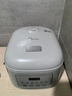 美的（Midea）電飯煲電飯鍋家用商用柴火飯多功能預約小型迷你煮飯2-3-4-5-8人大容量快煮飯不銹鋼內膽不易粘鍋 0涂層 3L 母嬰級316L不銹鋼內膽卡其灰偏白 曬單實(shí)拍圖