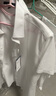 羅蒙（ROMON）【200支DP免燙】高端短袖襯衫男商務(wù)通勤純棉白色職業(yè)襯衣 曬單實(shí)拍圖