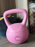 Ma fitness壺鈴女士健身軟提壺啞鈴練臀壺鈴6kg胡玲深蹲器械運動(dòng)塑形 6kg -氧氣紫 曬單實(shí)拍圖