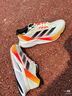 adidas ADIZERO BOSTON 12超輕緩震回彈馬拉松玻纖柱跑鞋阿迪達斯 象牙白/黑色/橙紅   42.5 曬單實(shí)拍圖