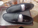 富貴鳥(niǎo)男鞋春季商務(wù)真皮皮鞋男士休閑鞋子頭層牛皮豆豆鞋透氣軟底爸爸鞋 FG2138黑色 42 曬單實(shí)拍圖
