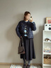 Teenie Weenie小熊羽絨服女裝2025冬季新款寬松舒適時(shí)髦輕薄款外套 藏青色 S 曬單實(shí)拍圖