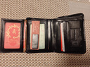 EKK日本進(jìn)口名牌男士錢(qián)包男短款真皮頭層牛皮2025卡包駕駛證送爸爸爆 橫款經(jīng)典黑三折(油蠟牛皮防盜刷) 曬單實(shí)拍圖