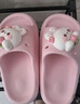 土豆屋兒童拖鞋中大童小孩室內外防滑軟底涼拖鞋 萌萌小兔180碼 曬單實(shí)拍圖