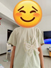 笛莎童裝女童T恤2025夏季中大童網(wǎng)紗蝴蝶結短袖上衣 綠印花 160 曬單實(shí)拍圖