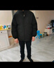 真維斯（Jeanswest）冬季棉服加厚保暖休閑立領(lǐng)款青少年面包服襖子防風(fēng)純色棉衣外套GW 黑#ZS純色 L 曬單實(shí)拍圖