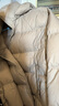 UR2025冬季新款女裝氣質(zhì)絎縫連帽羽絨服UWM150029+ 卡其 M 曬單實(shí)拍圖