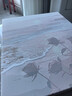 鉑吶苓 數字油畫(huà)diy風(fēng)景畫(huà)50*40手繪油畫(huà)數字填色客廳裝飾畫(huà)兒童手工畫(huà) 【落日玫瑰】40*50CM帶內框 曬單實(shí)拍圖