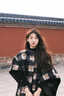 蜜樂(lè )奇美拉德穿搭復古設計感外搭格紋拼接斗篷流蘇披肩針織衫外套女2026 披肩 版 加厚 M 建議95-105斤 曬單實(shí)拍圖