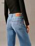 Calvin KleinJeans四季款女士潮流復古洗水微彈ck高腰寬松闊腿牛仔褲J223287 曬單實(shí)拍圖