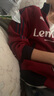 LEMANISM開衫外套球服衛(wèi)衣領(lǐng)秋季男女上衣情侶美式開衫雙拉鏈夾克酒紅色M 曬單實(shí)拍圖