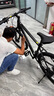 喜德盛（xds）山地自行車(chē)黑客500鋁合金車(chē)架24速油碟單車(chē)27.5輪徑深灰白17寸 曬單實(shí)拍圖
