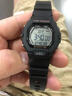 卡西歐（CASIO）【新年禮物】男女電子表卡西歐小方塊情侶表學(xué)生兒童運動(dòng)潮流手表 WS-1600H-1AVPF大師黑 10年電量 曬單實(shí)拍圖