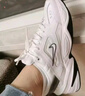 耐克NIKE休閑鞋女復古白老爹鞋M2K TEKNO運動(dòng)鞋BQ3378-100白38.5 曬單實(shí)拍圖